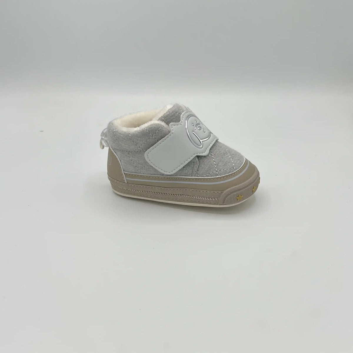 Feiertu Quilted Dog Embossed Soft Warm Crib Booties (6008)