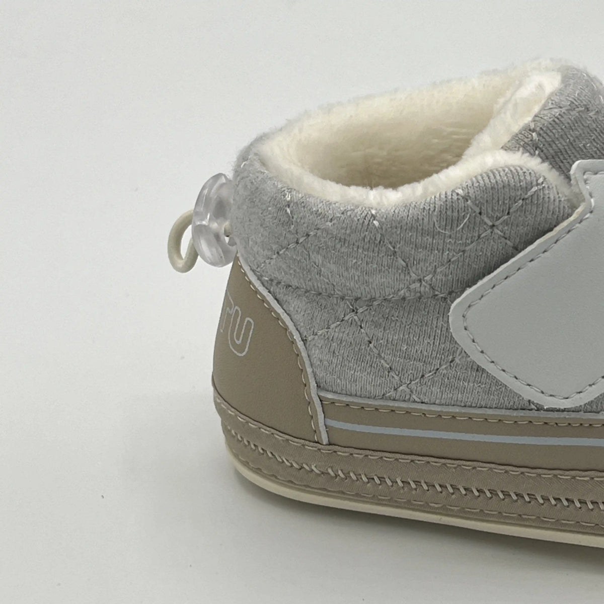 Feiertu Quilted Dog Embossed Soft Warm Crib Booties (6008)