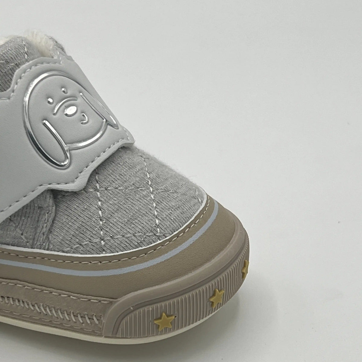 Feiertu Quilted Dog Embossed Soft Warm Crib Booties (6008)