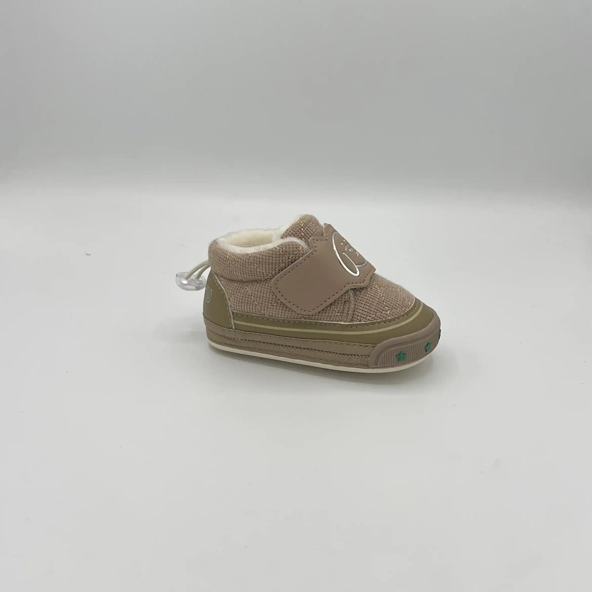 Feiertu Quilted Dog Embossed Soft Warm Crib Booties (6008)