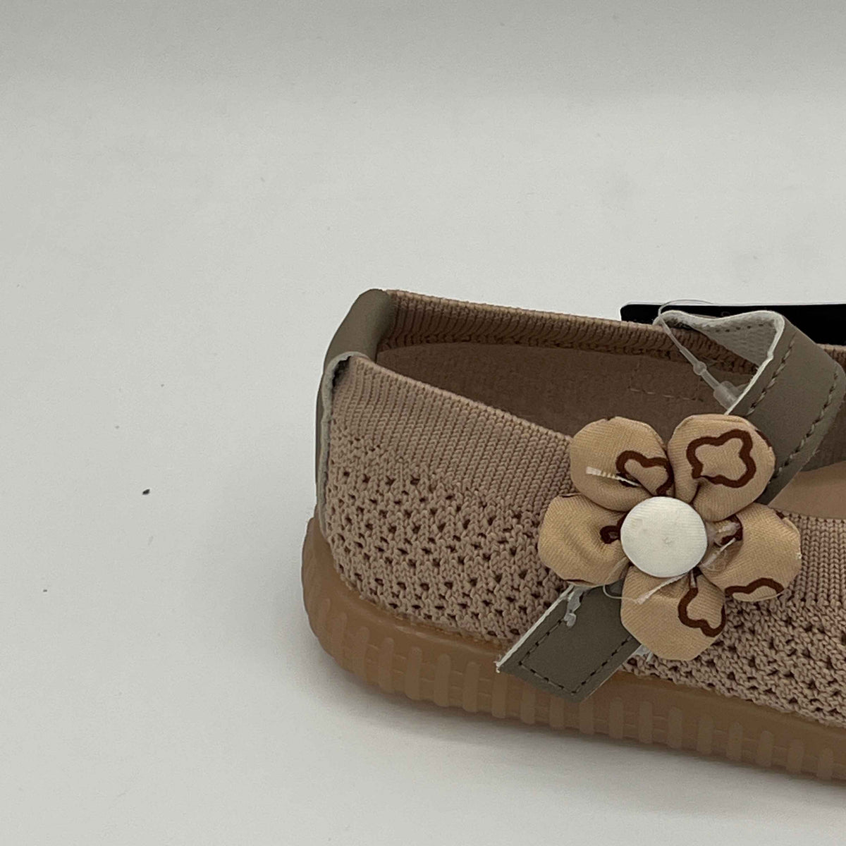 Flower Knit Ballerina Shoes - A-90