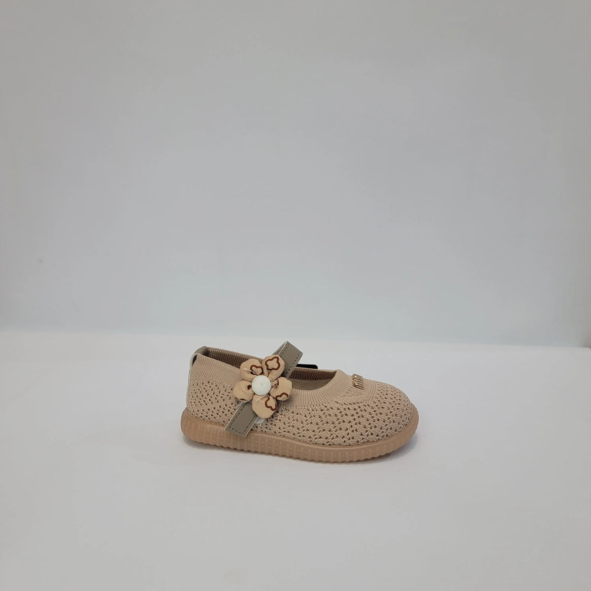 Flower Knit Ballerina Shoes - A-90