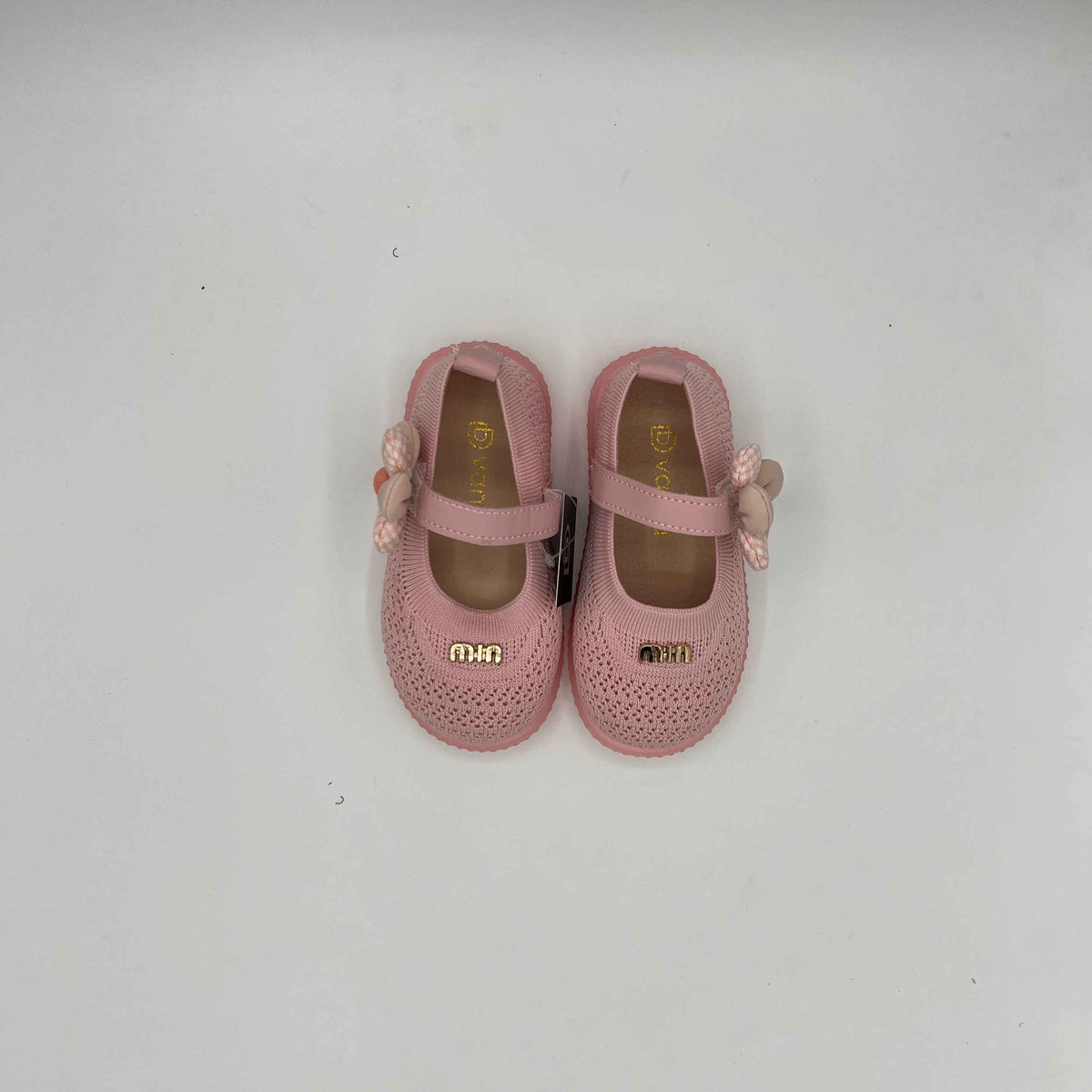 Flower Knit Ballerina Toddler Shoes - A-90