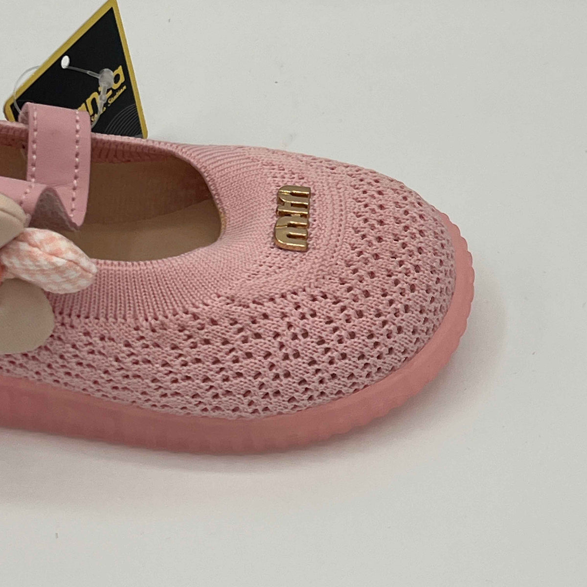 Flower Knit Ballerina Toddler Shoes - A-90