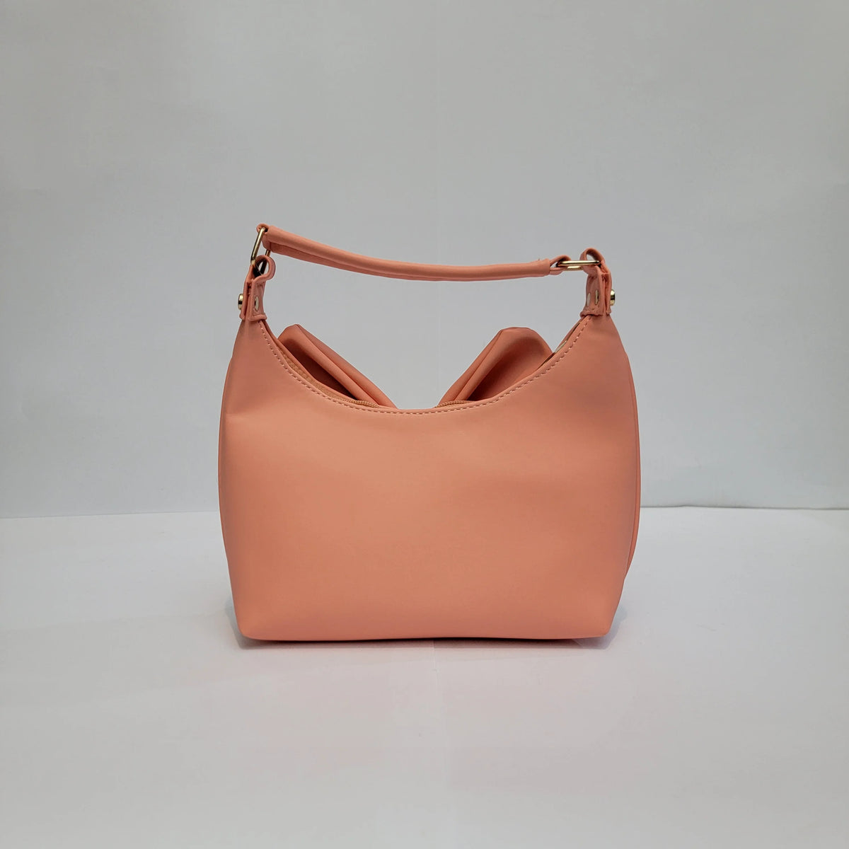 Cross B. bow-detail shoulder bag, side view, second colorway