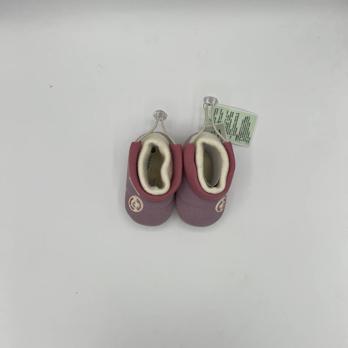 TXGGOU Bear Emblem Soft Warm Infant Booties (6611)