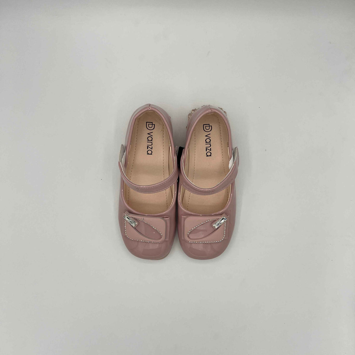 Vanza Girls Crystal Bow Mary Jane Shoes