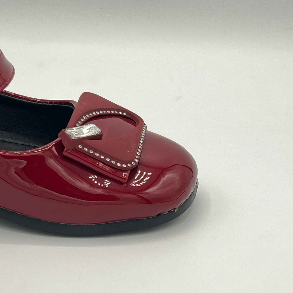 Vanza Girls Crystal Bow Mary Jane Shoes