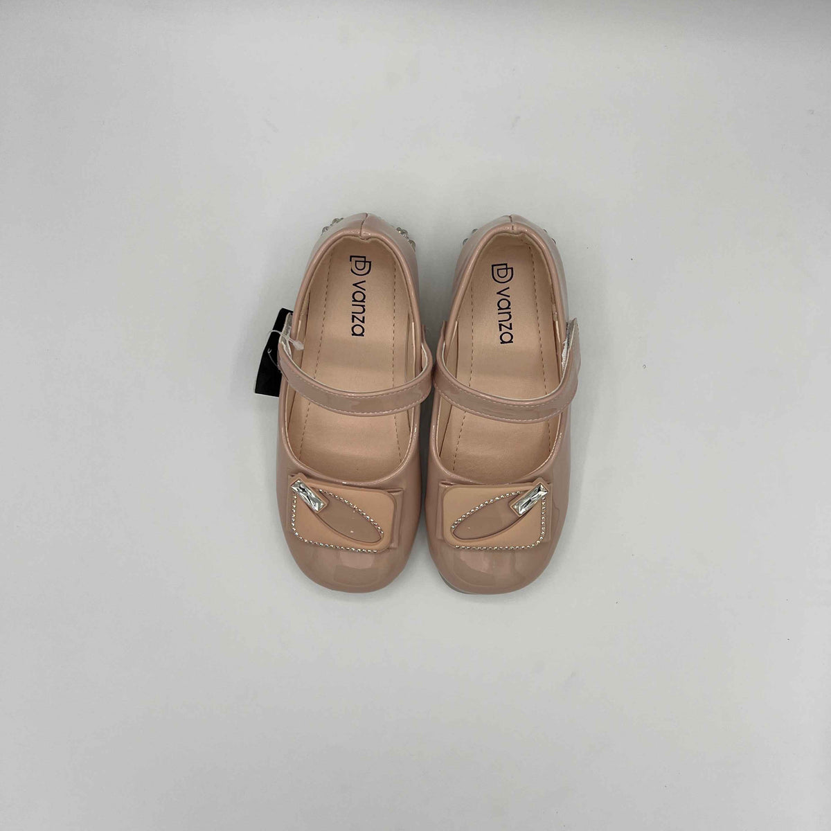 Vanza Girls Crystal Bow Mary Jane Shoes