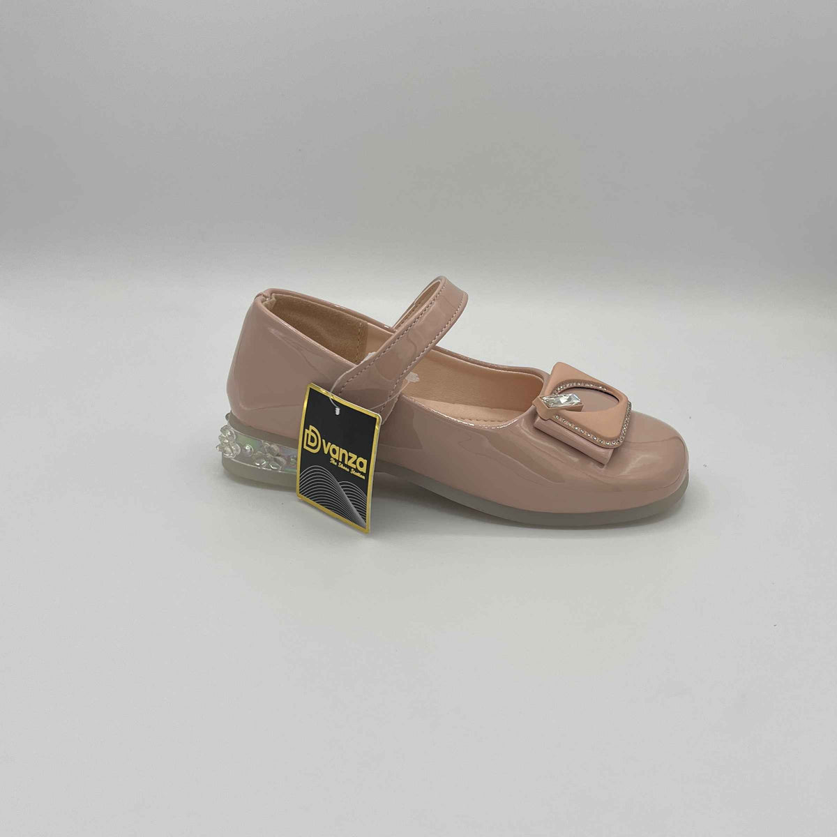 Vanza Girls Crystal Bow Mary Jane Shoes